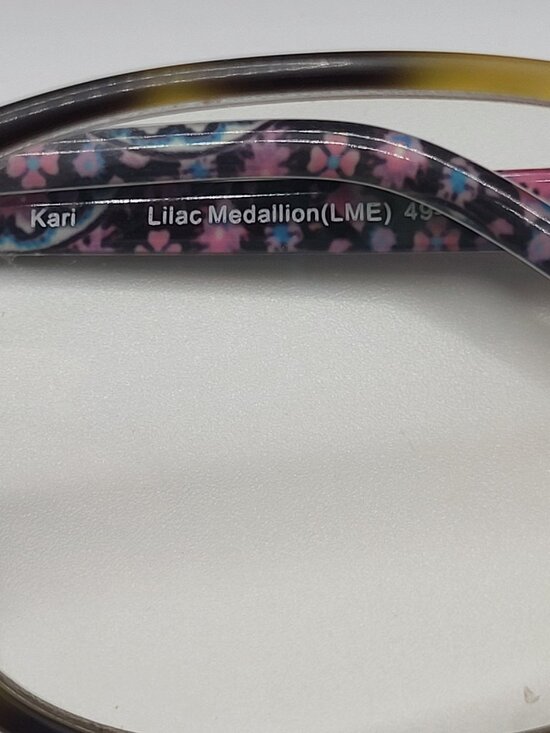 Vera Bradley Floral Case & Prescription Glasses Lilac Medallion Purple main image 12